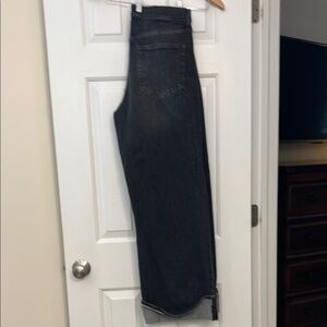 GAP High Rise Stride Jeans in Dark Gray